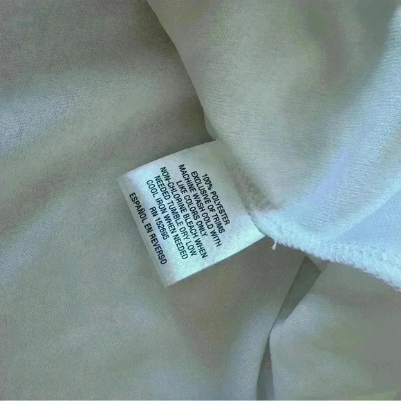 Maison Jules Crochet-Trim Fit & Flare White-Black Dress Women’s Size S NWT - Picture 9 of 12